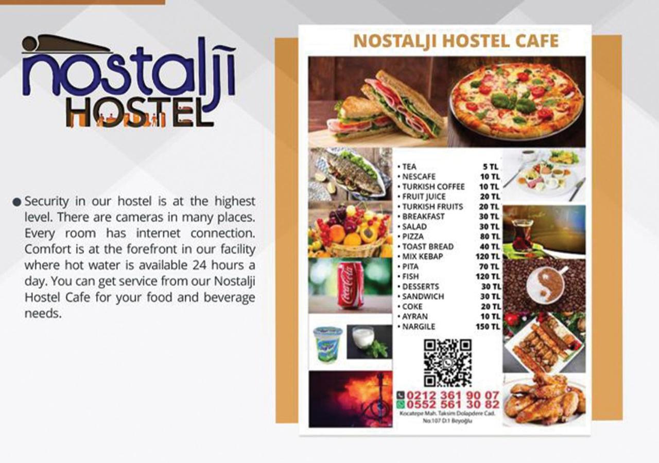 Nostalji Hostel Istambul Exterior foto